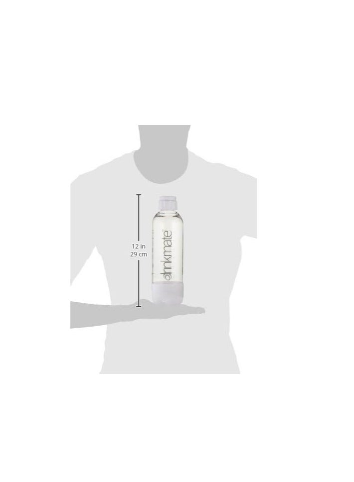 bubble-bro DrinkMate Carbonation Bottles (2 Pack) (1L, White) - Image 5