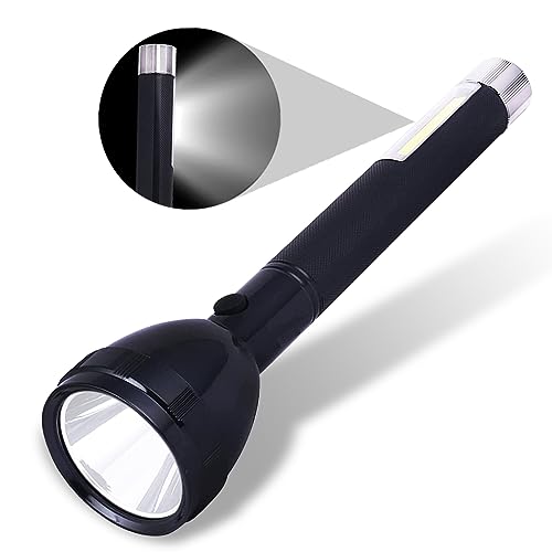 Pick Ur Needs Rechargeable Emergency Long Range Search Torch Light 50W with COB Side Light - Image 1