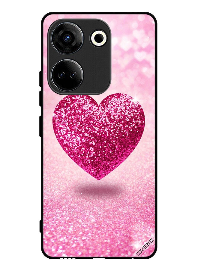 Covernex Protective Case Cover For Tecno Camon 20 Glitter Heart - Image 1