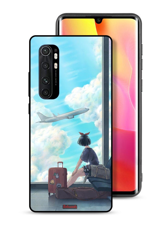 Tolwak Xiaomi Mi Note 10 Lite Protective Case Cover Travel Art - Image 1