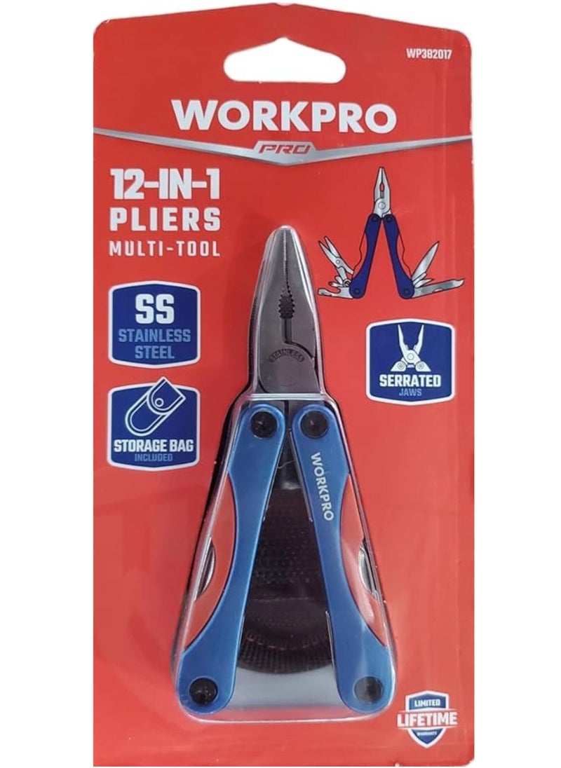 WORKPRO Versatile Pliers Made Of Durable Stainless Steel With An Aluminum Frame.  - Image 2