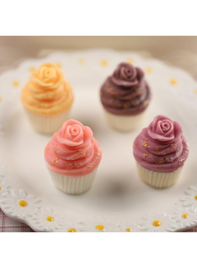 Bluejw Rose Cream Cupcake Baking Mold DIY Aromatherapy Candle Handmade Soap Ice Cream Ornaments Mold - Image 3