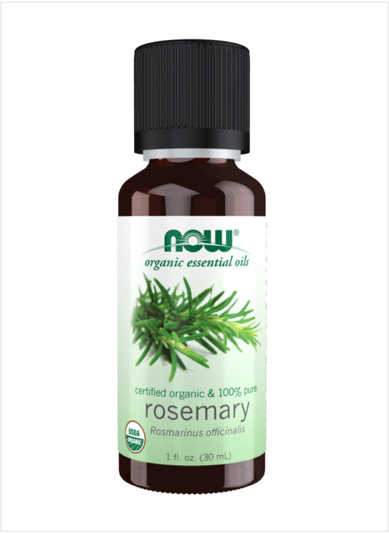 now Now Essential Oils 100% Pure Organic Rosemary Oil – 30ml 