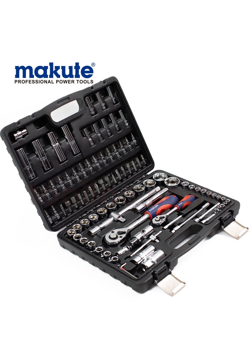 makute 94 Pieces Socket Set with Automatic Hand Wrench - Image 3