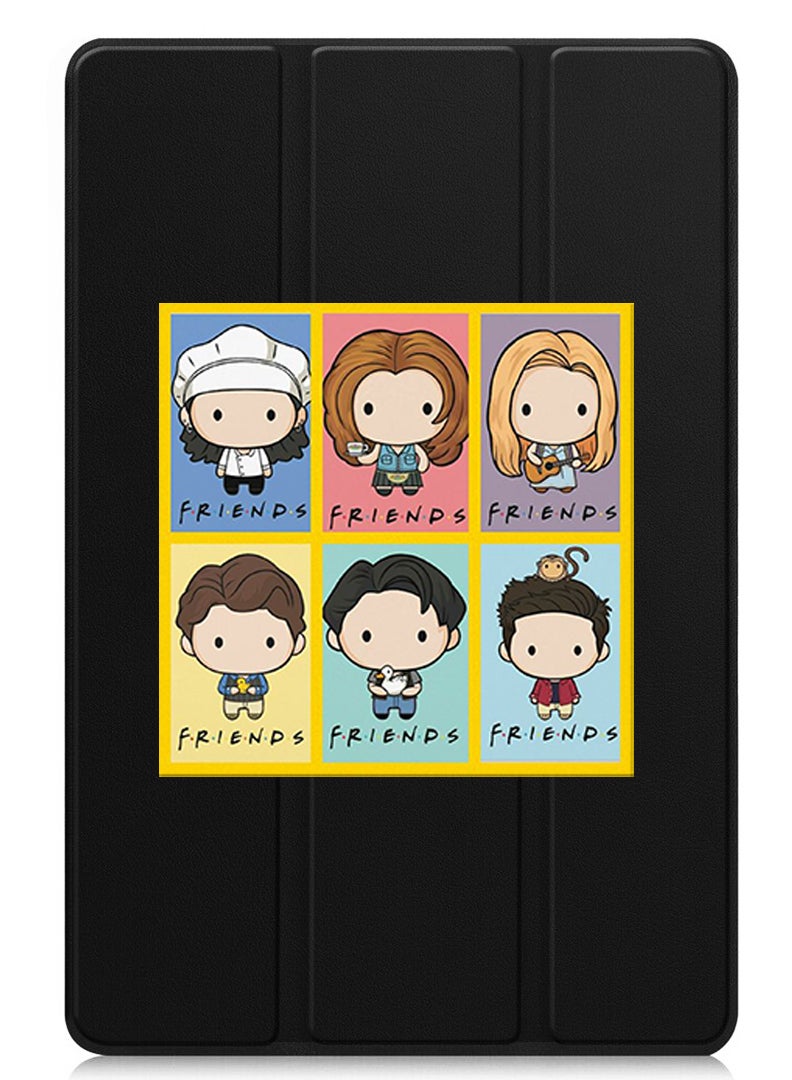 Theodor Protective Flip Case For Lenovo Xiaoxin Pad (2024) With Trifold Stand Auto Wake Sleep Shockproof Cover friends - Image 1