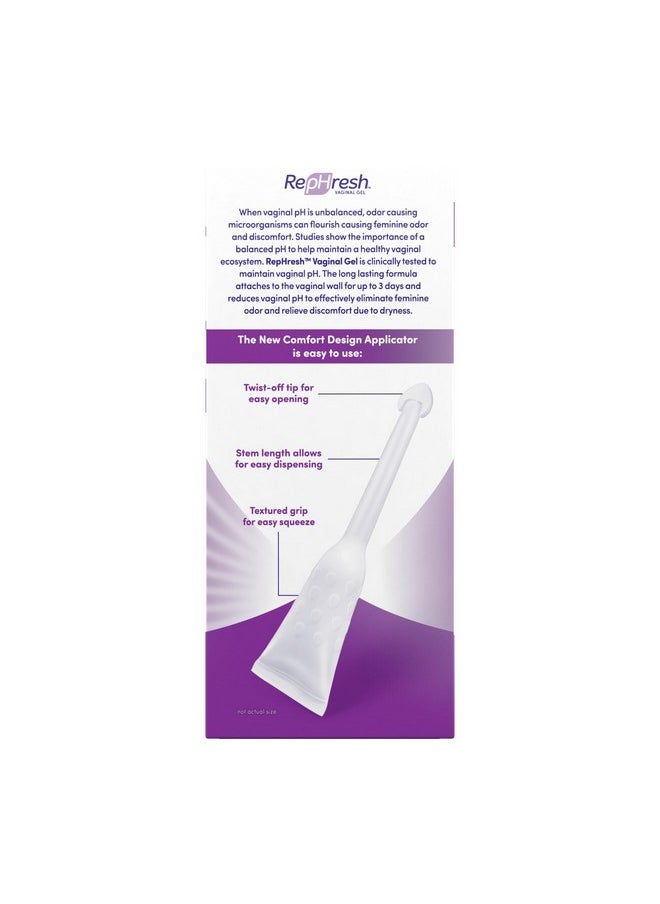 Rephresh RepHresh Odor Eliminating Vaginal Gel, 4ct (0.07oz)  - Image 2