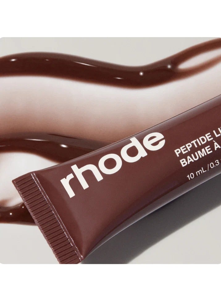 Rhode iPhone 14 Plus Silicone Lip Holder for Cell Phone, Lip Gloss Adhesive Sleeve for Phone, Lip Holder Stick-on Phone Case, Back Stick On Holder for Rhode iPhone 14 Plus Phones Case（Espresso） - Image 5