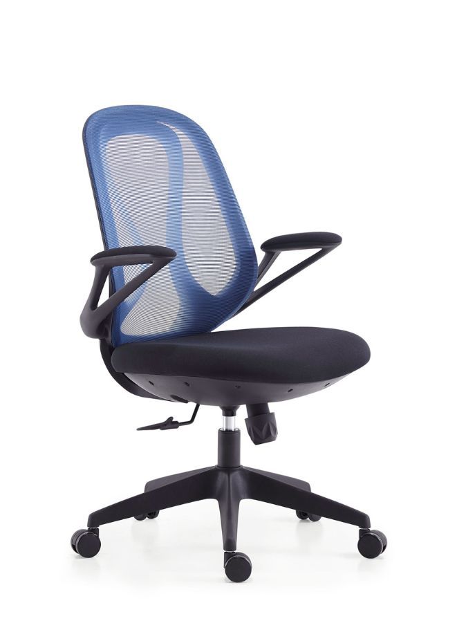 Fatio Mid-Back Ergonomic Mesh Chair - High Quality Fiber Glass PP - Black Office Chair - Image 1