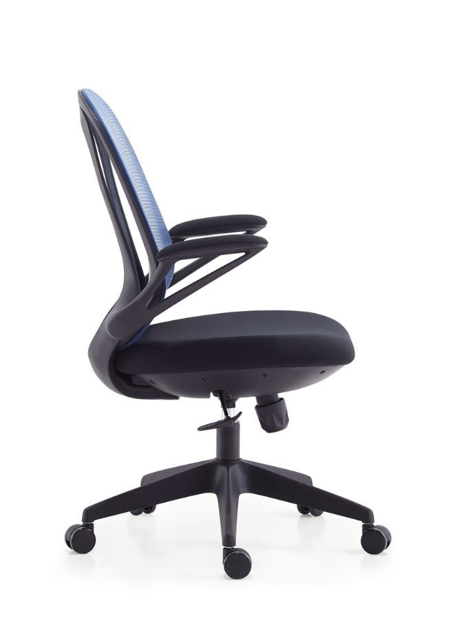 Fatio Mid-Back Ergonomic Mesh Chair - High Quality Fiber Glass PP - Black Office Chair - Image 2