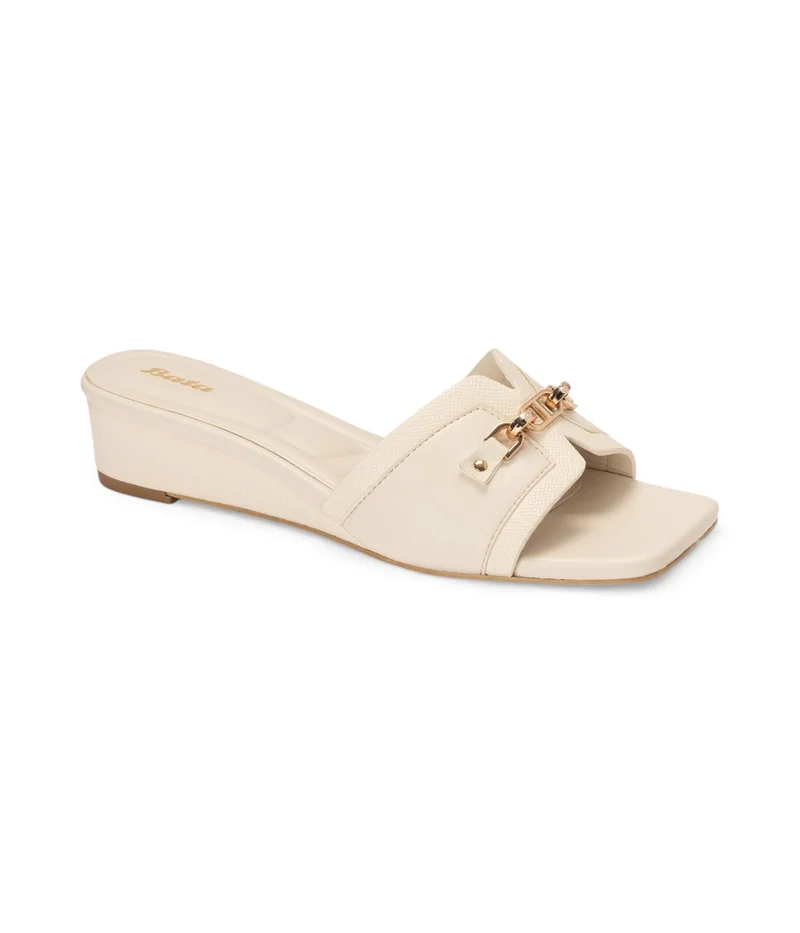 Bata Decorative Accent Slide Sandals