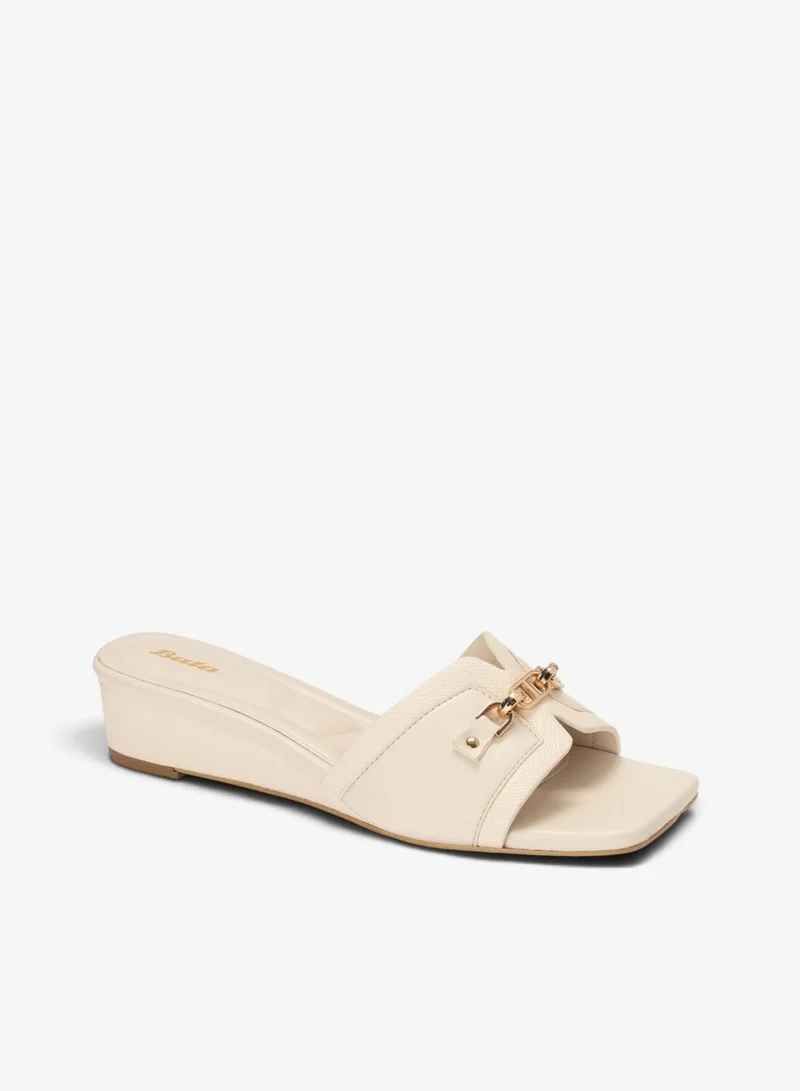 Bata Decorative Accent Slide Sandals