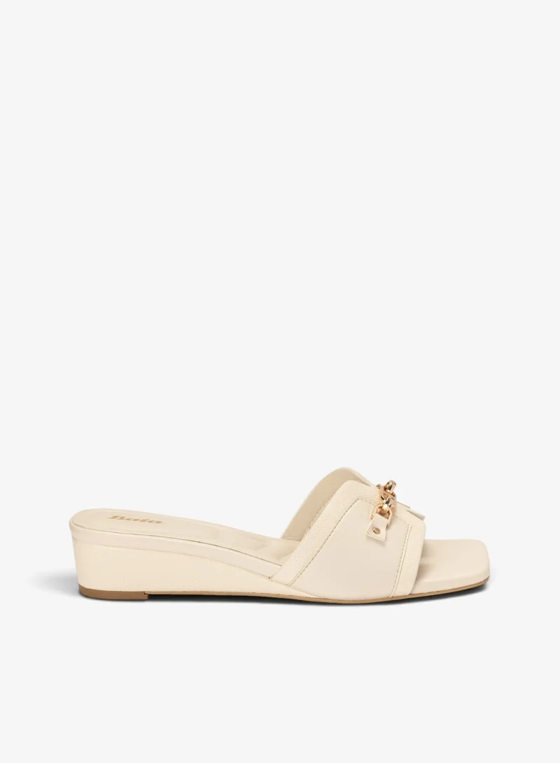 Bata Decorative Accent Slide Sandals