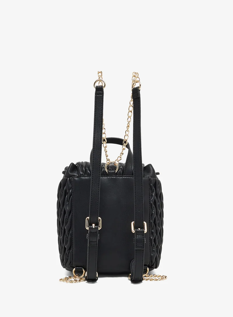 Love Moschino Zip over top handle backpack
