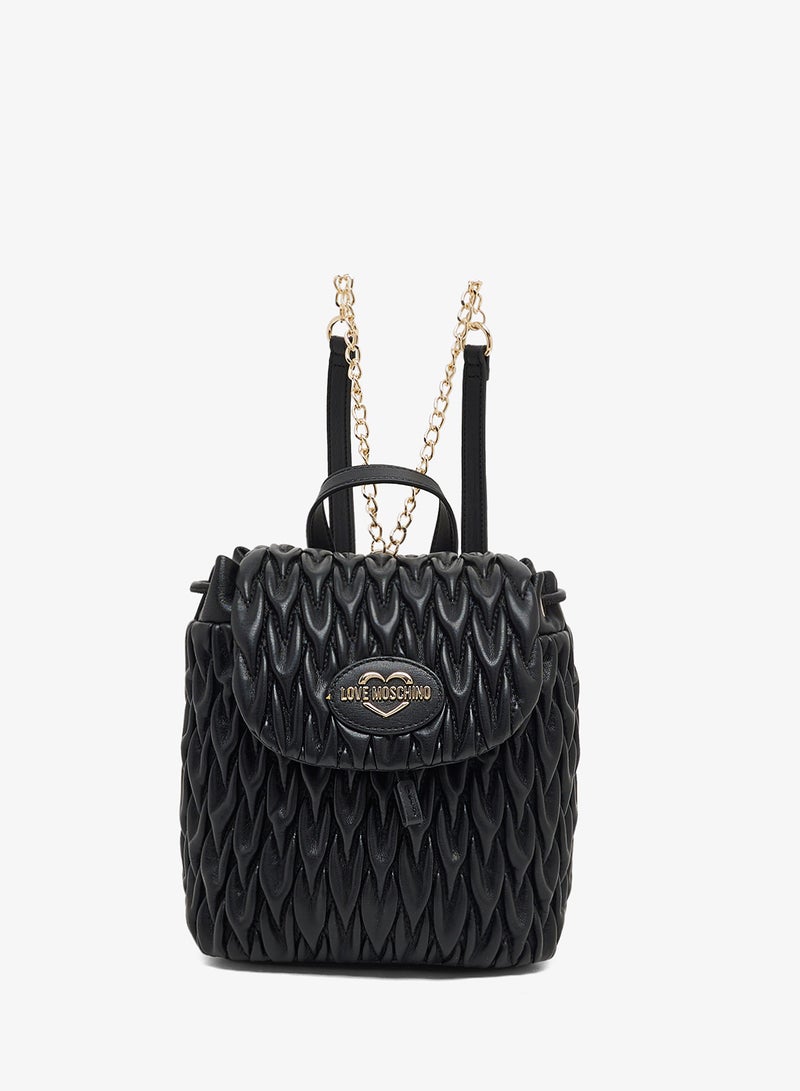 Love Moschino Zip over top handle backpack - Image 1