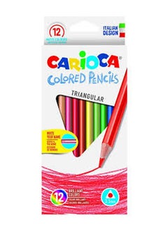 carioca Triangular Colored Pencil 12 Pcs 