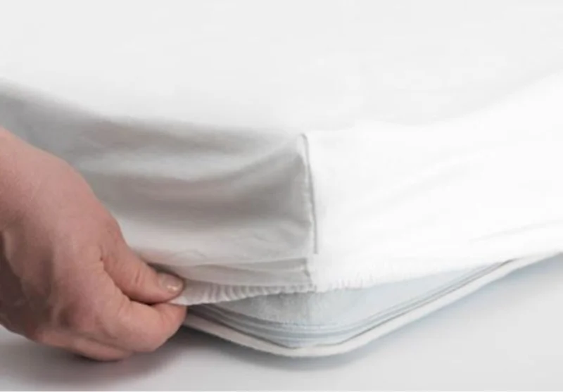 بيبيك اوزيل Baby Special Cotton Baby/Child Fitted Sheet White and Gray (2 Pieces)