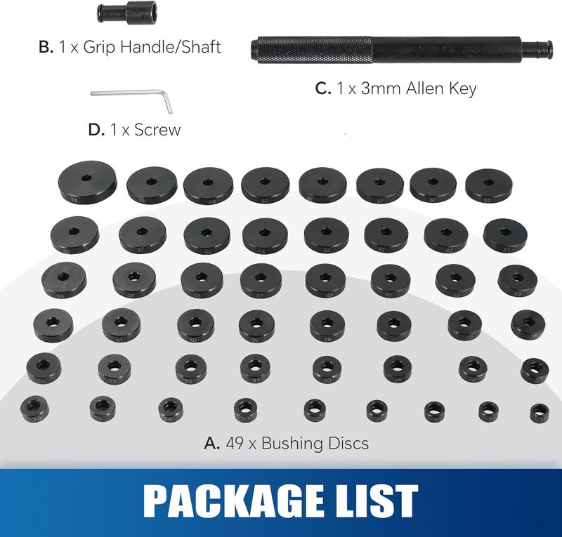 ATP Bush Bearing and Seal Driver Set 52pc - Image 2
