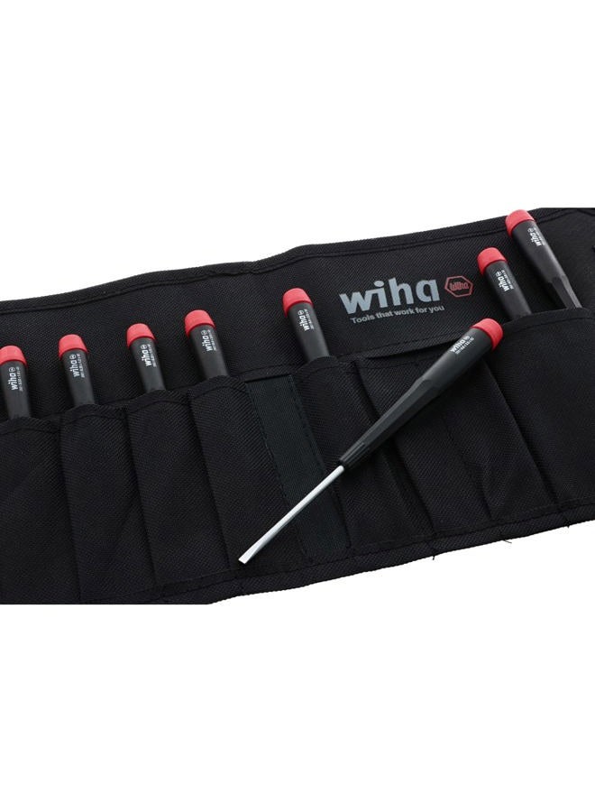 Wiha 26099 Precision Slotted Screwdriver Set In Canvas Pouch, 8 Piece Set - Image 3