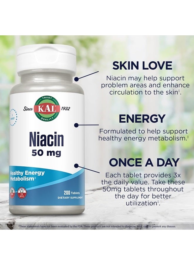 Kal 50 Mg Niacin Tablets, 200 Count - Image 5