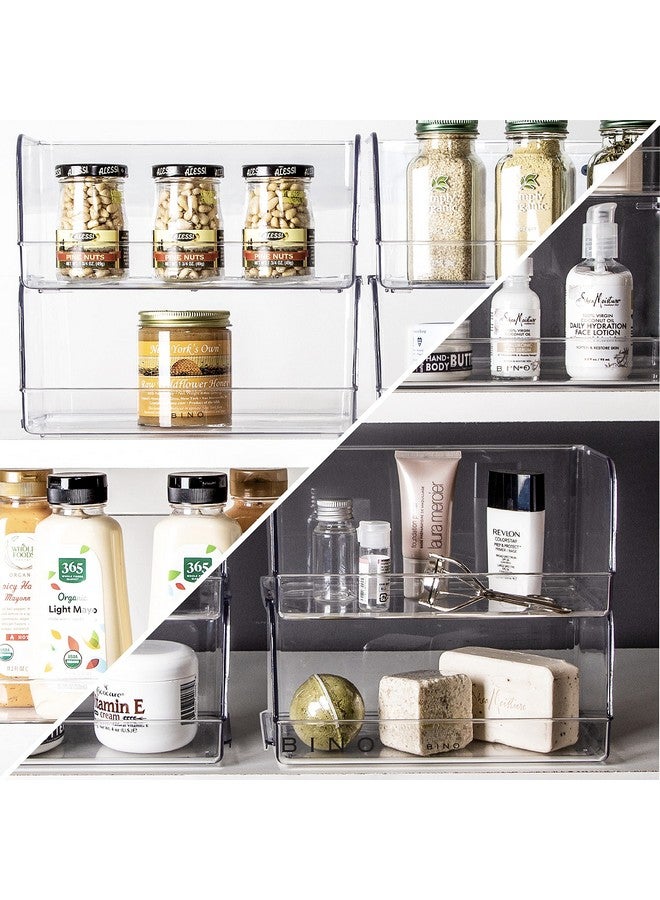 BINO | Stackable Plastic Storage Bins, Large | THE MYRIAD COLLECTION | Multipurpose Bins | Pantry Organizers And Storage | Home Organization Containers | Clear Plastic Fridge Bin | Freezer Organizer - Image 5