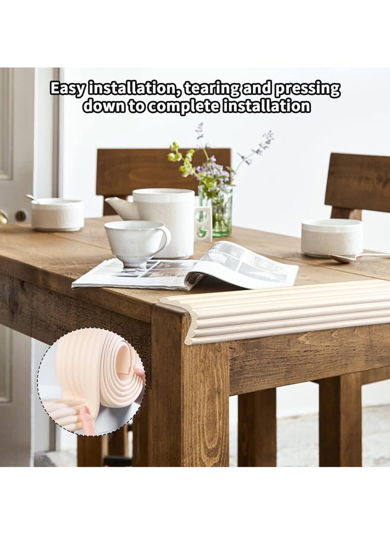 Safety Corner Protector,Foam Safety Strips Edge Protectors Foam Strips, Soft Silicone Bumper Strip,For Sharp Corners Of Cabinets、Tables And Drawers Silicone Soft Corner Protectors