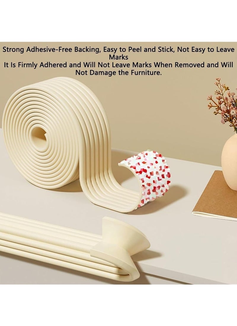 Safety Corner Protector,Foam Safety Strips Edge Protectors Foam Strips, Soft Silicone Bumper Strip,For Sharp Corners Of Cabinets、Tables And Drawers Silicone Soft Corner Protectors