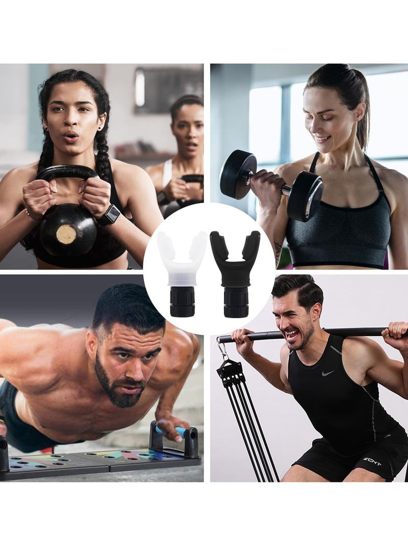 شيانغ مي جهاز توسيع تمرين الرئة، جهاز تمرين التنفس للرئتين، جهاز تدريب العضلات المحمول مع إعدادات مقاومة قابلة للتعديل لتعزيز القوة والقدرة على التحمل، زيادة سعة الرئة، جهاز تدريب التمارين - خفيف الوزن، سهل التنظيف - Image 2