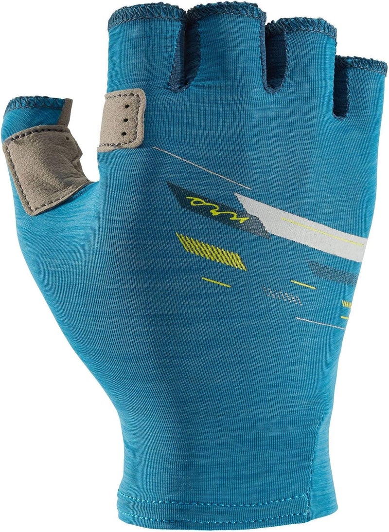 NRS Women's Half-Finger Boater's Gloves (Fjord, Small) - Image 1