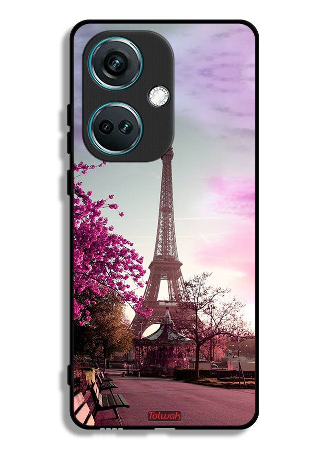 Tolwak OnePlus Nord CE3 Protective Case Cover Eiffel Tower  - Image 1