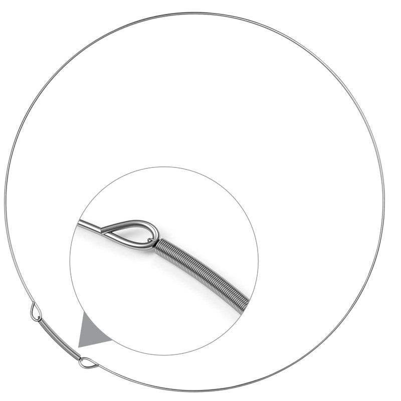 Dinghosen DC9704973B Washer Door Boot Spring Clamp Assembly Wire Diaphragm for Samsung DC9704973B Washing Machine Washer Door Bellow Seal Clamp Ring Replacement Prevents Water Leaks
