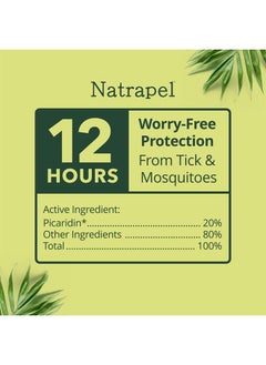 Natrapel Tick & Insect Repellent Eco-Spray - Bug Spray with 20% Picaridin - Family Protection Against Mosquitoes, Ticks & More - Up to 12 Hours of Protection - 6 oz (2 Pack)  - Image 2