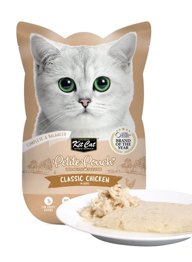 Kit Cat Petite Pouch 70g – Classic Chicken (1 Box -10pcs)