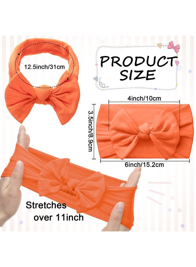 Janinka Baby Girl Hairband, 42 Pcs Nylon Headbands with Bows Knotted Children Soft Hair Accessories for Kids Baby Girls Boys Newborn Infant Toddlers - Image 2