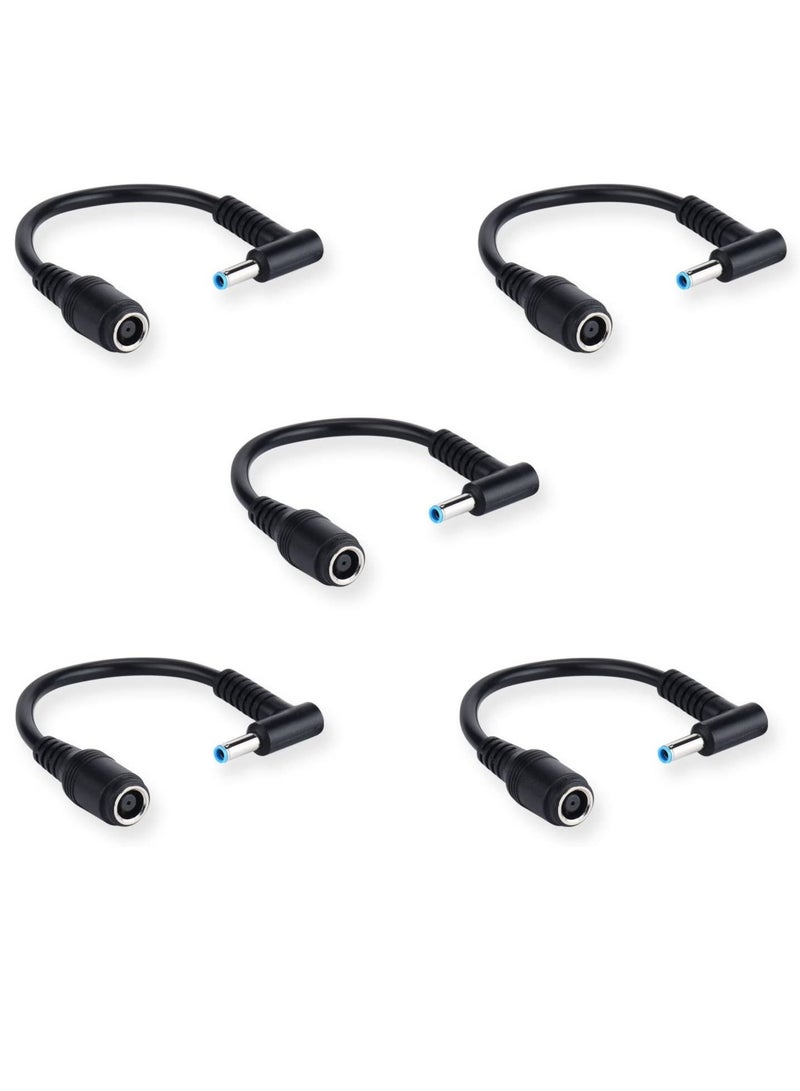 Ntech Charger Adapter Tip 7.4x5.0mm to 4.5x3.0mm Tip Connector Converter for HP Stream Specter Pavilion Envy EliteBook Split Chromebook Power Cord [5 Pack] - Image 1