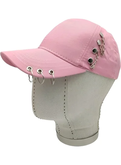 Tezzgelsin Unisex Back Adjustable K Pop Design Piercing Cap Hat