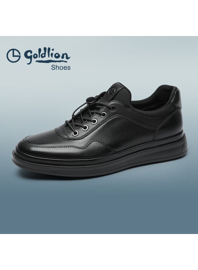 Goldlion Men's New California Craft Leather Slip-on Casual Shoes G229330252aaa Black Size 44 - Image 2