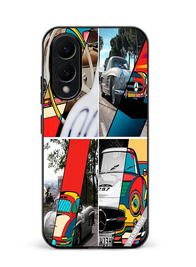 VR CREATIVE Protective Case Cover For Samsung Galaxy S25 Edge Mercedes-Benz Design Multicolour