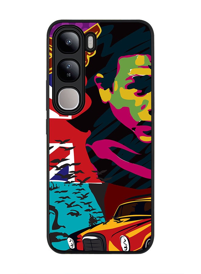 Stylizedd For vivo V40 Lite Case,Slim fit Camera Protection, Shockproof Thin Phone cover - Retro Spy - Image 1