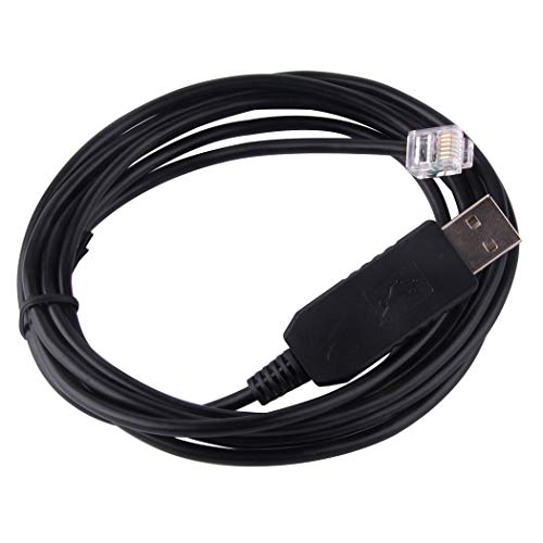 Usangreen Meade LX200 GPS AUTOSTAR II Telescope Control Cable CP2102 Chip PC RS232 Serial RJ12 RJ12 6P6C Upgrade Console Cable (Length:6feet/180cm) - Image 5
