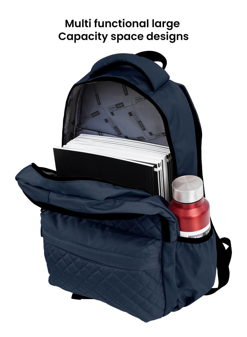 بارا جون حقيبة ظهر نايلون فاخرة مقاومة للماء للاستخدام اليومي والسفر بسعة  لترًا ولابتوب مقاس  بوصة للرجال والنساء - أزرق - Image 3