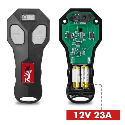 XPV AUTO Winch Remote Control with 2 remotes & 1 Receiver for 12V Truck, ATV and SUV Winch Wireless System - Image 3