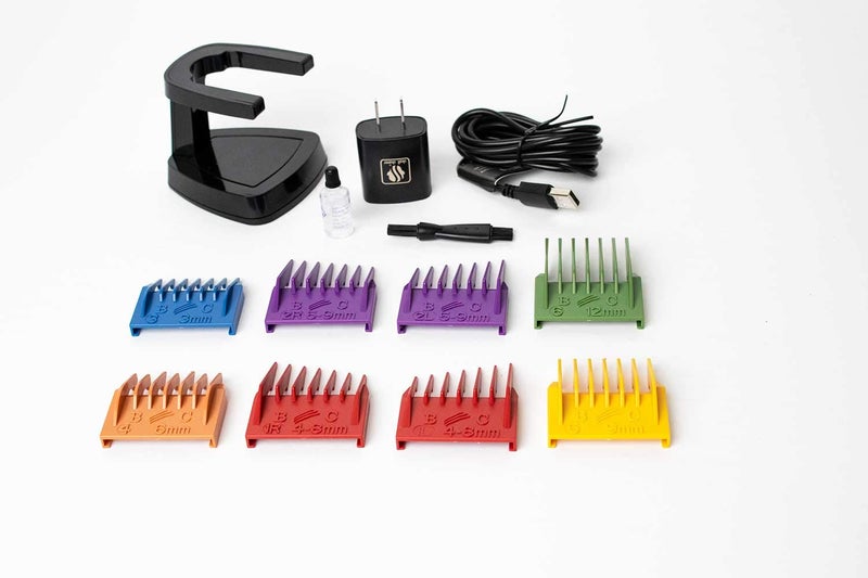 Skull Shaver Beast Clipper Pro - Home Haircut & Grooming Kit - Durable Steel Blades - Cordless Operation - Adjustable Combs - Designed for Men & Women - Image 4