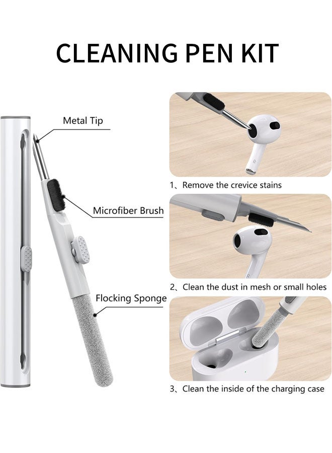 SJet Soft Silicone Protective Case Cover for Huawei FreeBuds 6 with Cleaner Kit and Keychain(Green) - Image 3