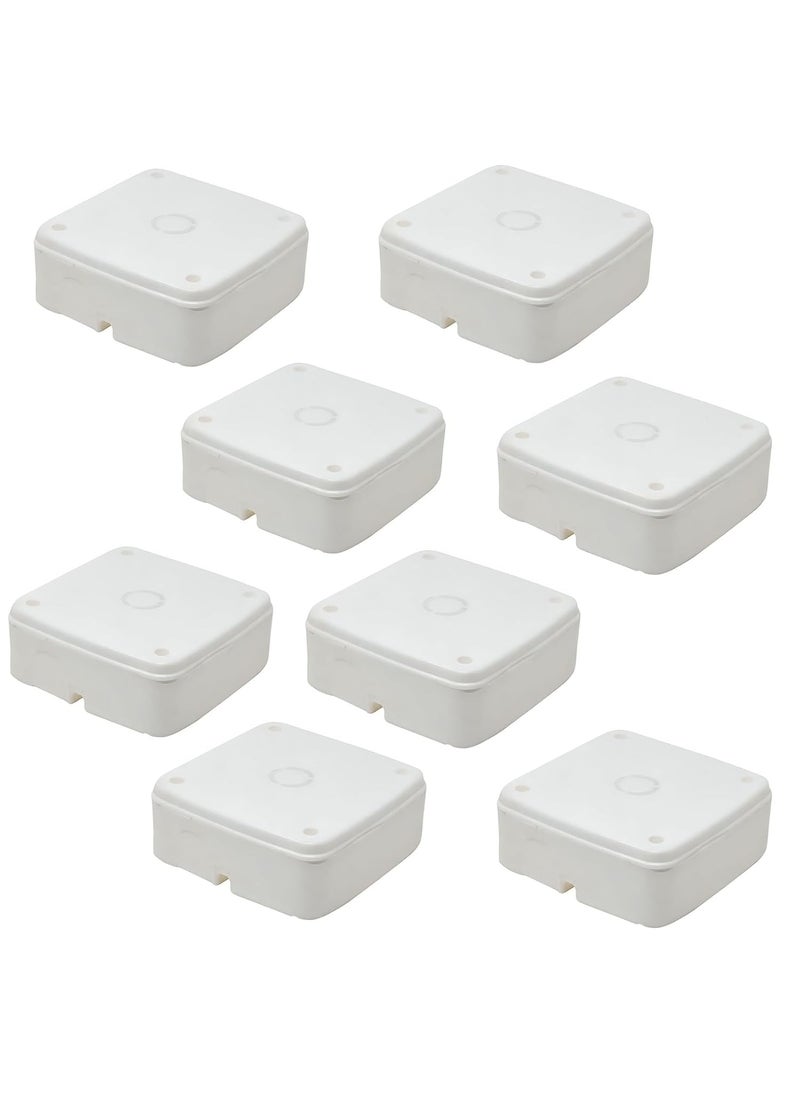 ELECTRA ZONE - ELECTRA ZONE Waterproof CCTV BoxPVC Box for Camera Mounting Junction Box with Brass Nuts Fitting Pack Of 10 - Image 1
