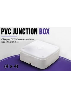 ELECTRA ZONE ELECTRA ZONE Waterproof CCTV BoxPVC Box for Camera Mounting Junction Box with Brass Nuts Fitting Pack Of 10  - Image 3