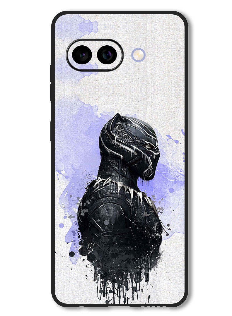 Theodor Case Compatible with Google Pixel 9A Protection Shockproof Bumper Cover Black Panther - Image 1