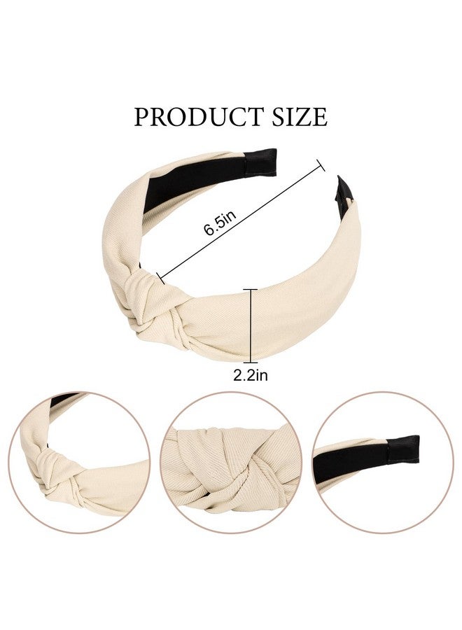 ACO-UINT Headbands for Women Knotted Headbands, 6 Pack Large Head Bands for Women's Hair Wide Headbands, Non-slip Thick Headbands Womens Fashion Headbands Hair Accessories for Women - Image 2