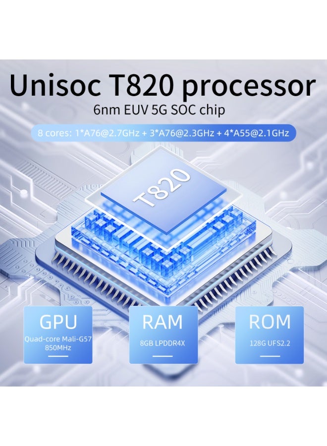 أنبيرنيك ألعاب أنبرنيك RG406V المحمولة، وحدة ألعاب أندرويد 13، شاشة IPS متعددة اللمس بحجم 4 إنش، تدعم بطارية 5500 مللي أمبير، جودة 1080p، DP، واي فاي، بلوتوث، لون أسود. - Image 5