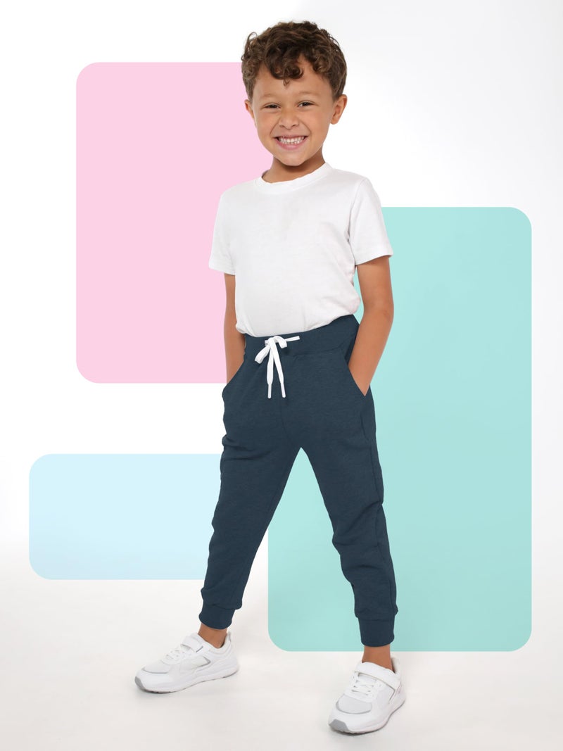 Resinta 3 Pack Toddler Boy Sweatpants Cotton Boys Athletic Joggers Pants Kids Sweats Pants with Pocket Workout Clothes - Image 2