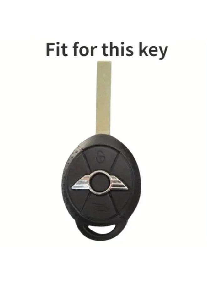 Red Silicone Key Fob Cover Remote Control Protector Case Compatible with R50 R53 R56 Models - Image 3